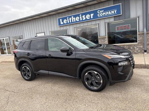 Black 2025 Nissan Rogue SV SUV