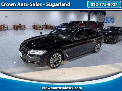 BLACK 2023 BMW 530 i
