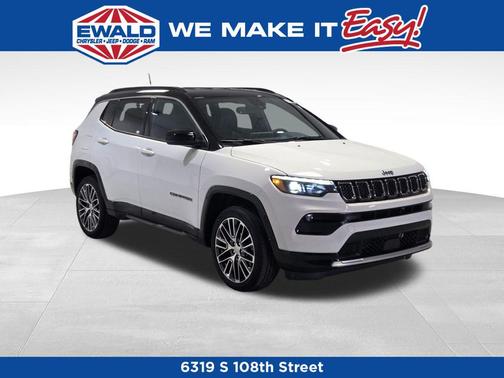 Bright White Clearcoat 2024 Jeep Compass Limited