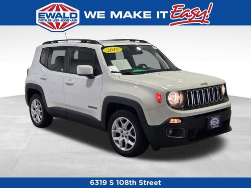 Alpine White 2018 Jeep Renegade Latitude