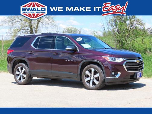 Black Currant Metallic 2018 Chevrolet Traverse LT Leather