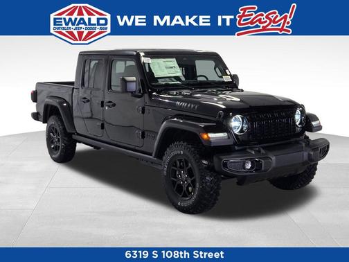 Black Clearcoat 2026 Jeep Gladiator Willys 4x4