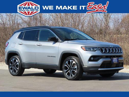 Billet Silver Metallic Clearcoat 2023 Jeep Compass Limited