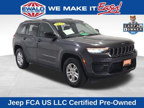 Baltic Gray Metallic Clearcoat 2024 Jeep Grand Cherokee Laredo