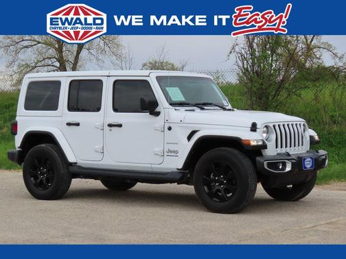 Bright White 2023 Jeep Wrangler 4-Door Sahara