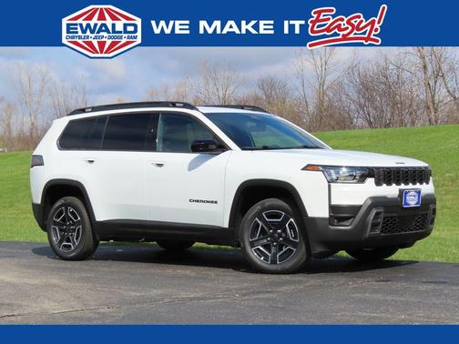 Bright White Clearcoat 2026 Jeep Cherokee Laredo 4x4