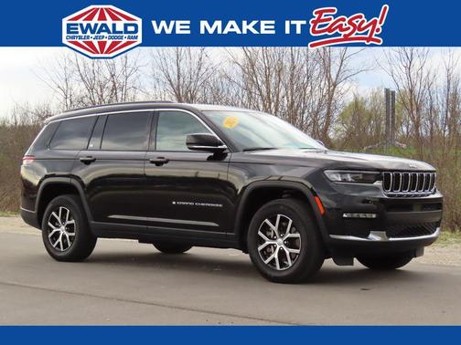 Diamond Black Crystal Pearlcoat 2024 Jeep Grand Cherokee L Limited