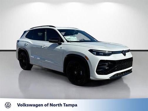 Opal White Pearl 2026 Volkswagen Tiguan 2.0T SE R-Line Black