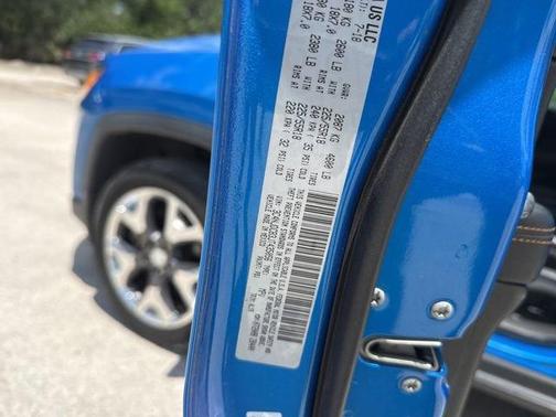 Laser Blue 2018 Jeep Compass Limited