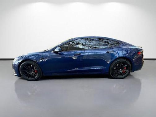 Deep Blue Metallic 2021 Tesla Model S Performance