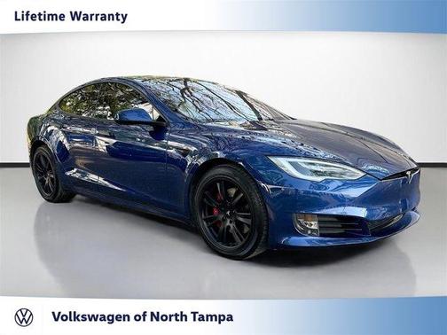 Deep Blue Metallic 2021 Tesla Model S Performance