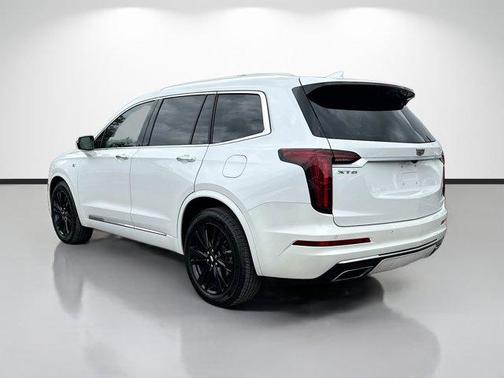 Crystal White Tri-Coat 2024 Cadillac XT6 Premium Luxury FWD