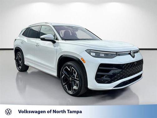 Opal White Pearl 2026 Volkswagen Tiguan 2.0T SEL R-Line Turbo