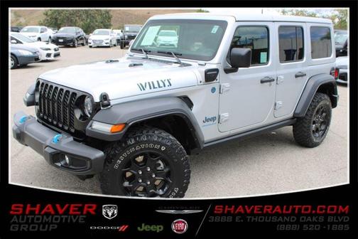 Silver Zynith Clearcoat 2023 Jeep Wrangler 4xe Base