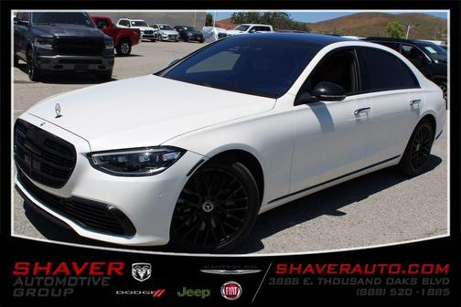 designo Diamond White 2021 Mercedes-Benz S-Class S 580 4MATIC
