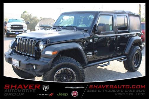 Black Clearcoat 2018 Jeep Wrangler Unlimited Sport