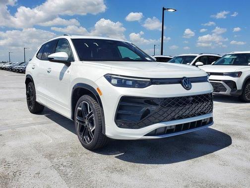 Opal White Pearl 2026 Volkswagen Tiguan 2.0T SEL R-Line Turbo