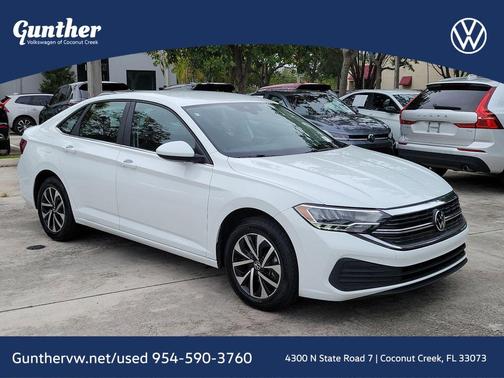 Pure White 2024 Volkswagen Jetta 1.5T S