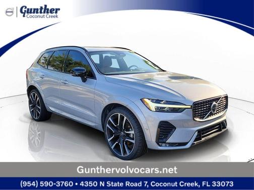 Silver 2023 Volvo XC60 B5 Ultimate Dark Theme