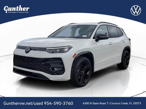 Opal White Pearl 2026 Volkswagen Tiguan 2.0T SE R-Line Black