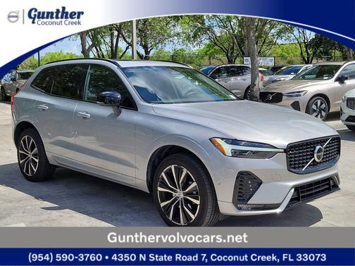 Silver 2023 Volvo XC60 B5 Plus Dark Theme