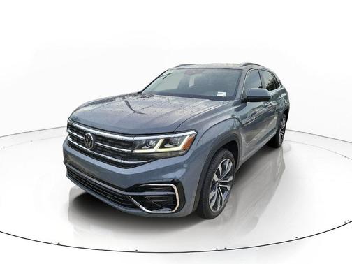 Pure Gray 2021 Volkswagen Atlas Cross Sport 3.6L V6 SEL R-Line