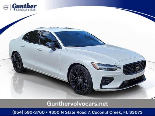 Crystal White 2024 Volvo S60 B5 Plus Black Edition