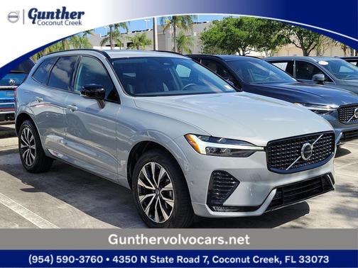 Gray Metallic 2024 Volvo XC60 B5 Plus Dark Theme