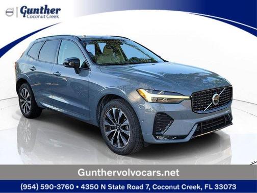 Gray Metallic 2024 Volvo XC60 B5 Plus Dark Theme