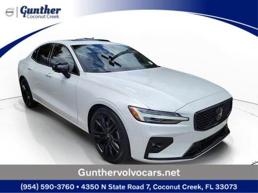 Crystal White 2024 Volvo S60 B5 Plus Black Edition