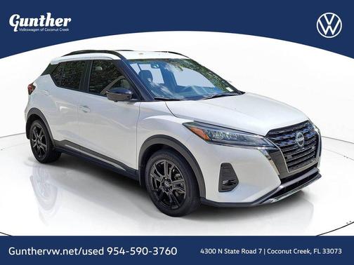 Aspen White 2024 Nissan Kicks SR