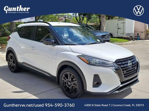 Aspen White 2024 Nissan Kicks SR