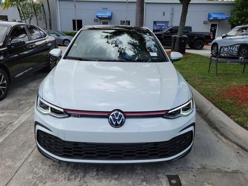 Opal White Pearl Effect 2024 Volkswagen Golf GTI 2.0T SE