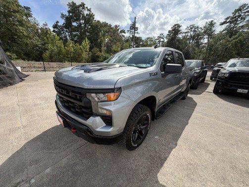 Sterling Gray Metallic 2024 Chevrolet Silverado 1500 Custom Trail Boss