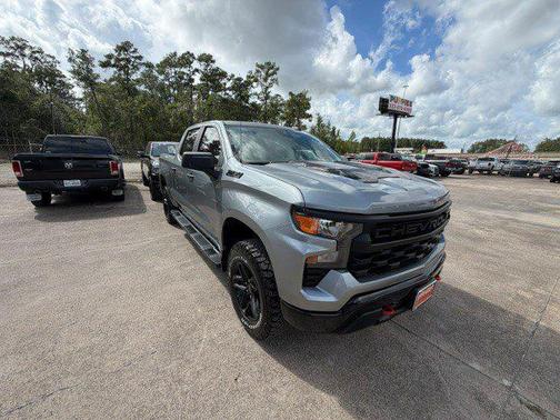 Sterling Gray Metallic 2024 Chevrolet Silverado 1500 Custom Trail Boss