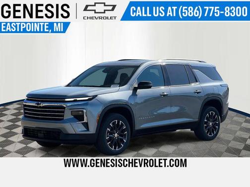 Sterling Gray Metallic 2026 Chevrolet Traverse LT