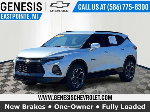 Silver Ice Metallic 2022 Chevrolet Blazer RS