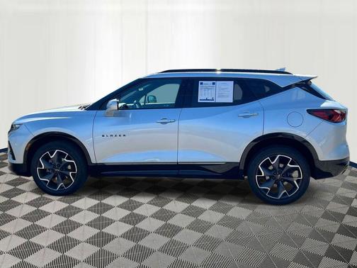 Silver Ice Metallic 2022 Chevrolet Blazer RS