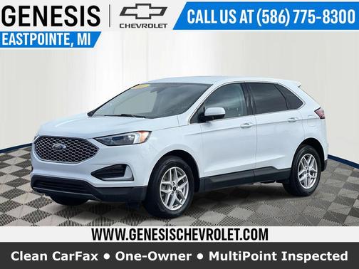 Oxford White 2023 Ford Edge SEL