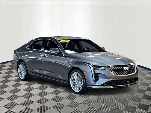 Satin Steel Metallic 2020 Cadillac CT4 Premium Luxury