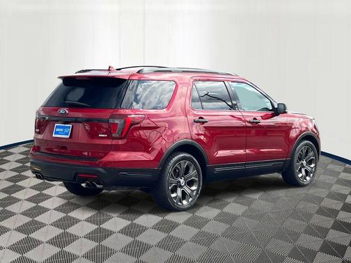 Ruby Red Metallic Tinted Clearcoat 2018 Ford Explorer Sport