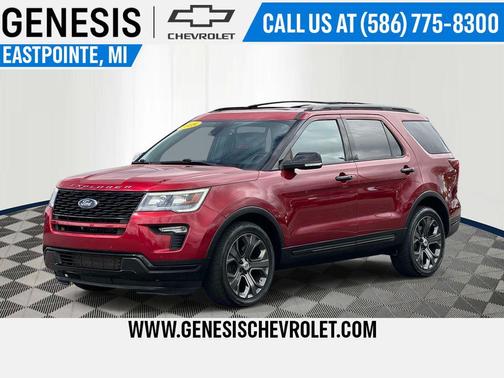 Ruby Red Metallic Tinted Clearcoat 2018 Ford Explorer Sport