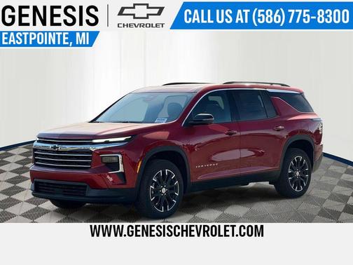 Radiant Red Tintcoat 2026 Chevrolet Traverse LT