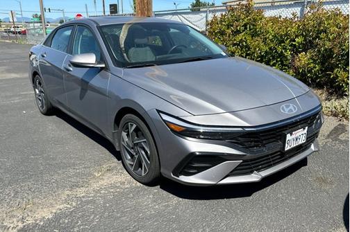 Gray 2025 Hyundai ELANTRA HEV Limited