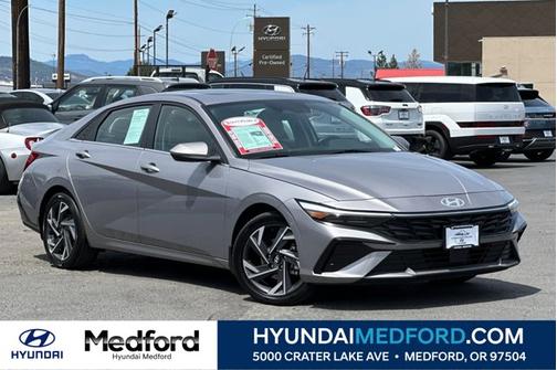 Gray 2025 Hyundai ELANTRA HEV Limited