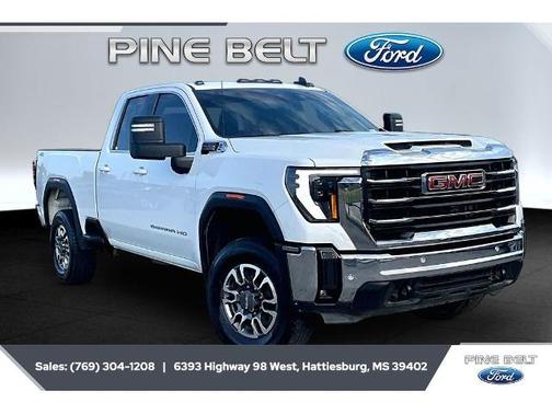 Summit White 2025 GMC Sierra 1500 SLE