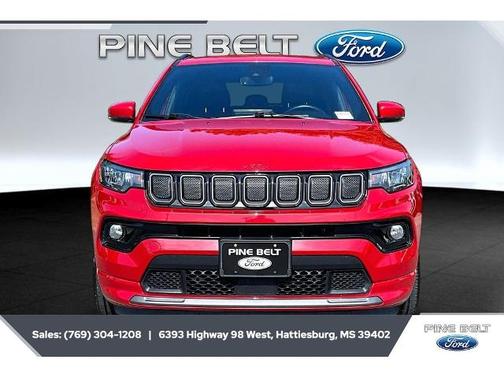 Red 2022 Jeep Compass LIMITED