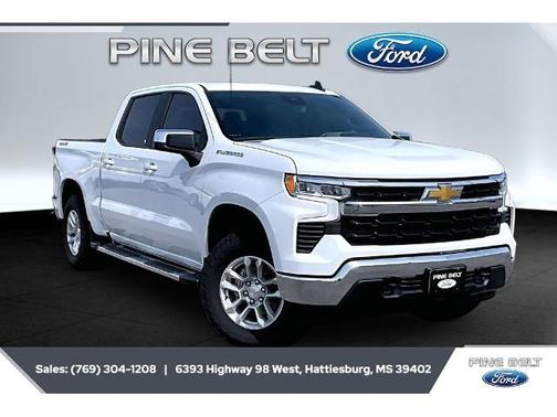 Summit White 2023 Chevrolet Silverado 1500 LT