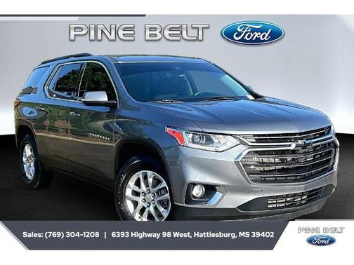 Satin Steel Metallic 2020 Chevrolet Traverse LT W/1LT