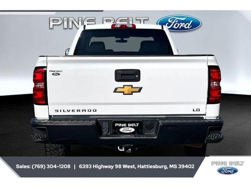 Summit White 2019 Chevrolet Silverado 1500 LD WT